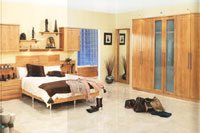 Fitted bedroom furniture  - Ashford Honey Birch