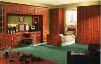 Fitted bedrooms - Palermo Dark Applewood