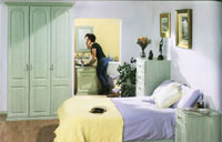 Fitted bedrooms - Sienna Mint Green
