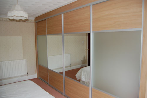 Sliding Mirror and Glass Doors. Fitted Bedrooms and Sliding Doors. Individually Fitted by Newbold bedrooms.