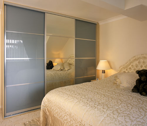 Sliding Mirror and Glass Doors. Fitted Bedrooms and Sliding Doors. Individually Fitted by Newbold bedrooms.