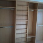 Fitted wardrobe interior by Newbold Bedrooms Chesterfield