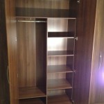Fitted wardrobe interior by Newbold Bedrooms Chesterfield