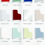 Selection of coloured glass for sliding doors by Newbold Bedrooms Chesterfield